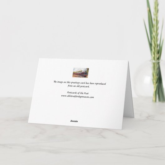 Birthday Card - LMS Glasgow - Manchester Express Karte (Rückseite)