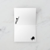 Birthday Card love Music Gold Karte (Innenseite)