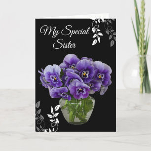 Birthday Card-My Special Sister Card Karte