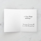 Birthday Card, New York City, Central Park Karte (Innenseite)