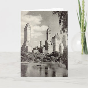 Birthday Card, New York City, Central Park Karte