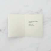 Birthday Card: Olive Branch Dankeskarte (Innenseite)