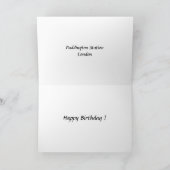 Birthday Card - Paddington Station, London Karte (Innenseite)
