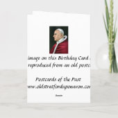 Birthday Card - Pope John XXIII Karte (Rückseite)
