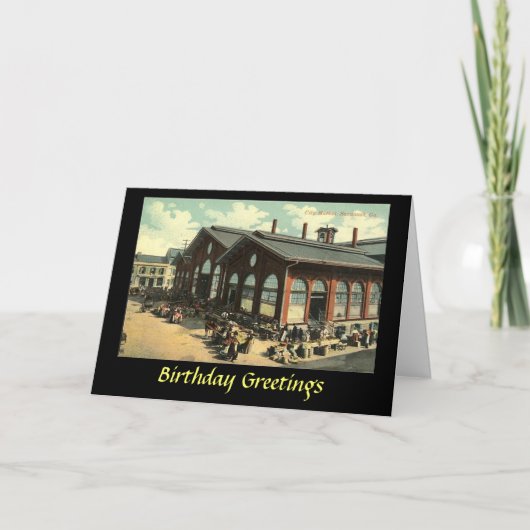 Birthday Card - Savannah, Georgia Karte (Vorderseite)