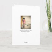 Birthday Card Surfer Girl Karte (Rückseite)