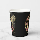 Birthday Casino Poker Chip - Rose Pappbecher (Links)