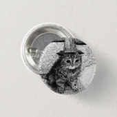 Birthday Cat Button (Vorne & Hinten)