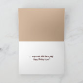 Birthday Cat Nickerchen Karte (Innenseite)