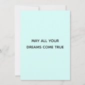 Birthday Cat | Orange Cat Happy Birthday Karte (Rückseite)