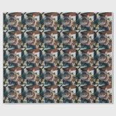 Birthday Cat Pilot & Airplane Cool Funny Aviation Geschenkpapier (Flach)