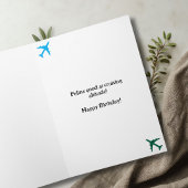 Birthday Cat Pilot Aviator Cool Funny Aviation Karte