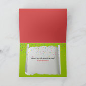 Birthday cat Spaß Karte (Innenseite)