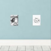 Birthday Cat & Sun and Moon Bilderwand Sets (Holzboden)