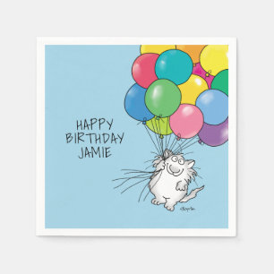 BIRTHDAY CATS von Sandra Boynton Napkins Serviette