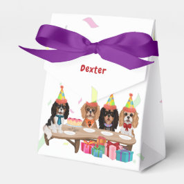 Birthday Cavalier King Charles Spaniel Geschenkschachtel