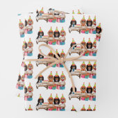 Birthday Cavalier King Charles Spaniel Gift Wrap Geschenkpapier Set (Beispiel)