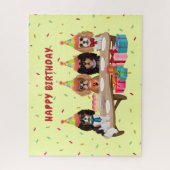Birthday Cavalier King Charles Spaniel Puzzle (Vertikal)