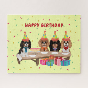 Birthday Cavalier King Charles Spaniel Puzzle