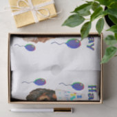 Birthday Cavalier King Charles Spaniels Seidenpapier (Geschenk)