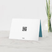 Birthday Caveman und Alien Robot By the Campfire Karte (Rückseite)