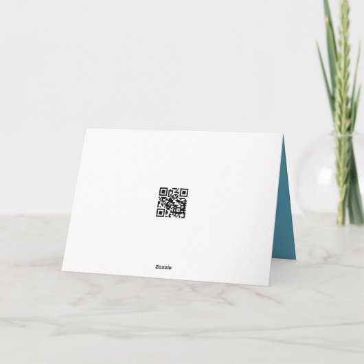 Birthday Caveman und Alien Robot By the Campfire Karte (Rückseite)