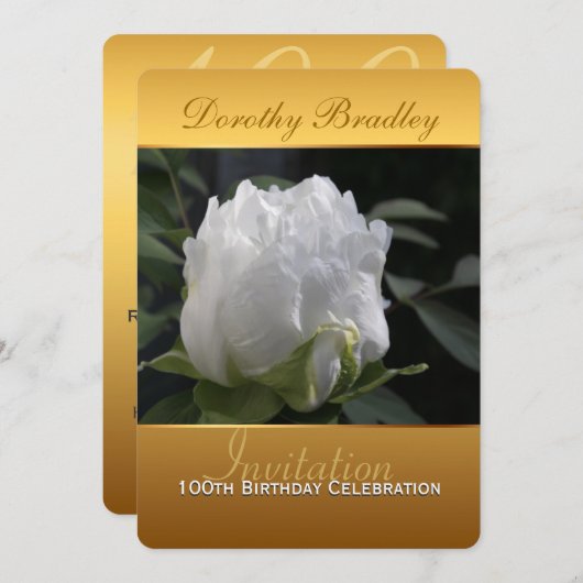 Birthday Celebration Custom Invitation Einladung (Vorne/Hinten)