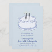Birthday Celebration – Editable Party Invitation T Einladung (Vorne/Hinten)