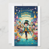 Birthday Celebration" Einladung (Vorderseite)