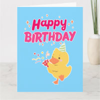 BIRTHDAY Celebration Niedlich Kawaii Chick Baby Ch