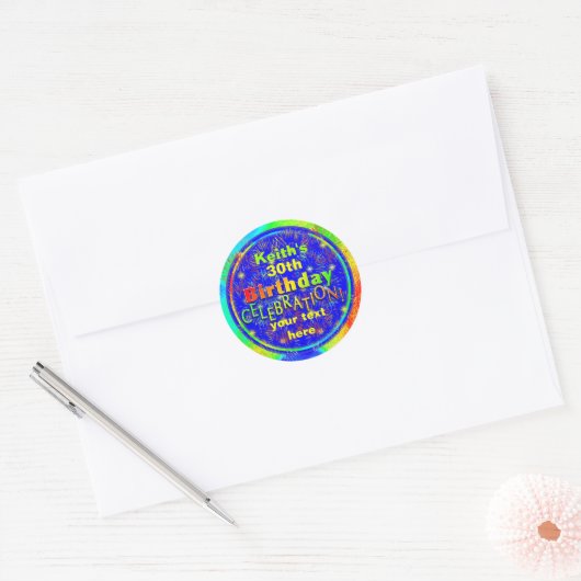 Birthday Celebration Stickers (Umschlag)
