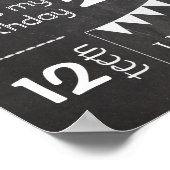 Birthday Chalkboard Poster (Ecke)