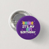 BIRTHDAY CHEER UP BUTTON  (Vorne & Hinten)