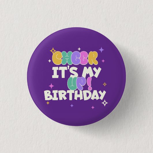 BIRTHDAY CHEER UP BUTTON  (Vorderseite)