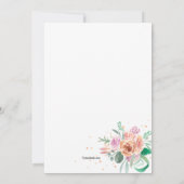 Birthday Cheers Einladung (Rückseite)