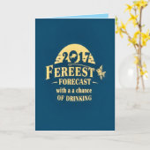 Birthday Cheers Karte (Gelbe Blume)