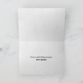 Birthday Chimpanzee Spaß Karte (Innenseite)