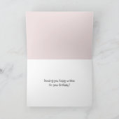 Birthday-Chinese Crested Hairless Dog Karte (Innenseite)