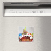 Birthday Chipmunk Magnet (In Situ (Geschirrspüler))