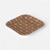 Birthday Chocolate Candy Bar Pappteller (Gewinkelt)