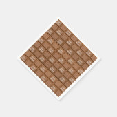 Birthday Chocolate Candy Bar Serviette (Ecke)