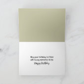 Birthday Chocolate Cocker Spanel Karte (Innenseite)