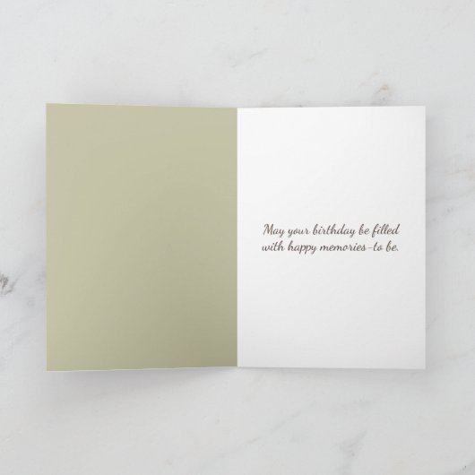 Birthday Chocolate Cocker Spanel Karte (Innenseite)