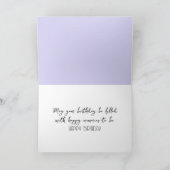 Birthday Chocolate Cocker Spanel Karte (Innenseite)