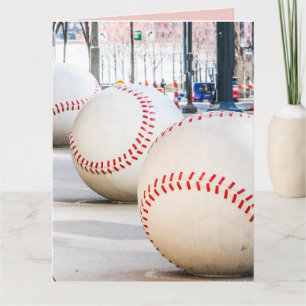 BIRTHDAY CINCINNATI BASEBALL GREETING CARD KARTE