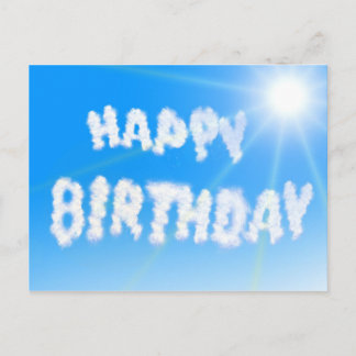 Birthday Clouds Postkarte