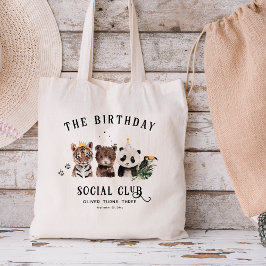 Birthday Club | Jungle Animal Kids Name Tragetasche