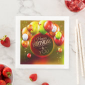 Birthday Cocktail Napkins Serviette (Beispiel)