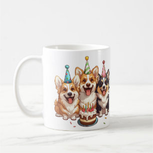 Birthday Corgi Dogs Kaffeetasse