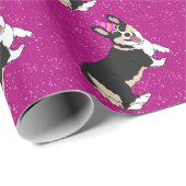 Birthday Corgi Geschenkpapier (Rolleneckpunkt)